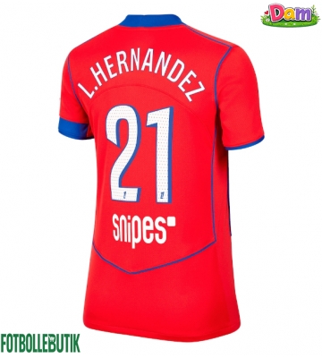 Paris Saint-Germain Lucas Hernandez #21 Tredje Tröja Kvinnor 2025-26 Kortärmad